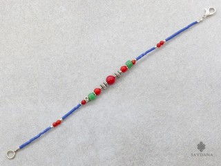 BrD346 Bracelet Tibétain Bouddha 18 cm