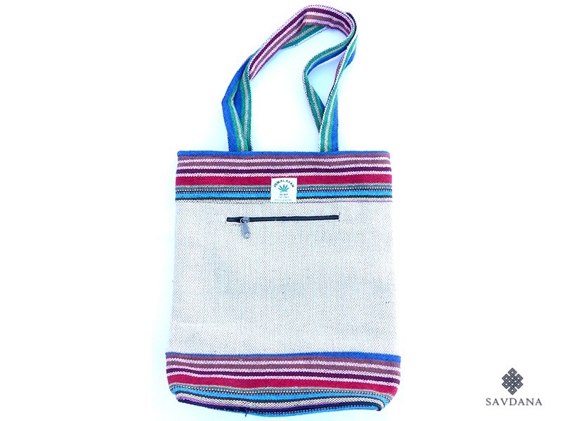 Sac136 Sac Besace du Népal en Chanvre