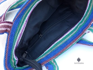 Sac136 Sac Besace du Népal en Chanvre