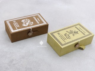 Ens32 Lot de 2 Boites d'Encens Tibétain