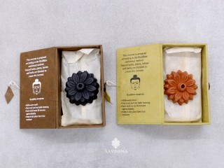Ens32 Lot de 2 Boites d'Encens Tibétain