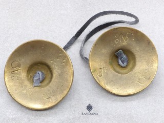 Cymbale3 Cymbales Tibétaines ou Tingsha Signes Auspicieux du Bouddhisme