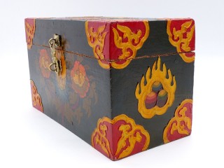 CTT55. Coffret Traditionnel Tibétain Noeud Sans Fin