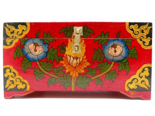 CTT56. Coffret Traditionnel Tibétain Noeud Sans Fin