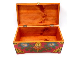 CTT56. Coffret Traditionnel Tibétain Noeud Sans Fin