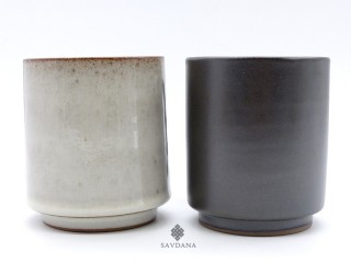 TCC147 Lot de 2 Tasses en Terre Cuite