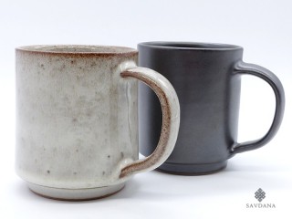 TCC147 Lot de 2 Tasses en Terre Cuite