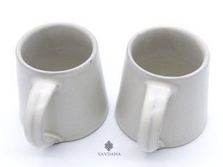 TCC148 Lot de 2 Tasses en Terre Cuite