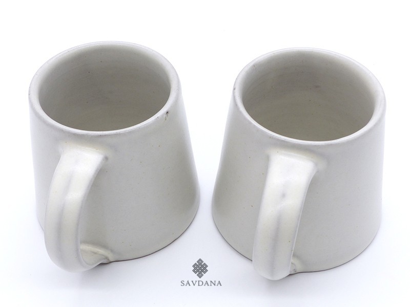 TCC148 Lot de 2 Tasses en Terre Cuite