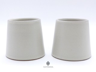 TCC148 Lot de 2 Tasses en Terre Cuite