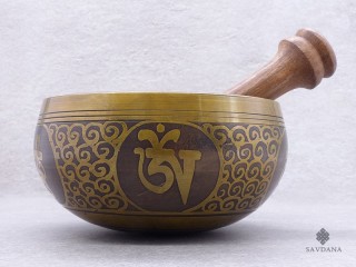 BC125 Petit Bol Chantant Tibétain Yeux de Bouddha Mantra