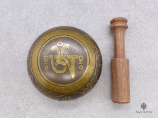 BC125 Petit Bol Chantant Tibétain Yeux de Bouddha Mantra