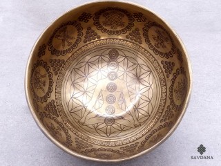 BC140 Bol Chantant Tibétain Mantra Chakras