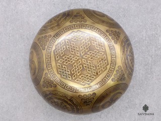 BC142 Bol Chantant Tibétain Haute Qualité Mantra Chakras