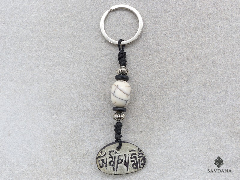 PC96 Porte-Clés Mantra Yeux de Bouddha