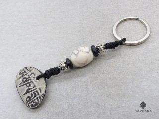 PC96 Porte-Clés Mantra Yeux de Bouddha