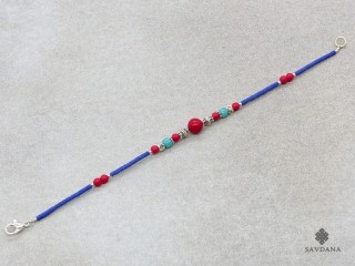 BrD441 Bracelet Tibétain 20,5 cm