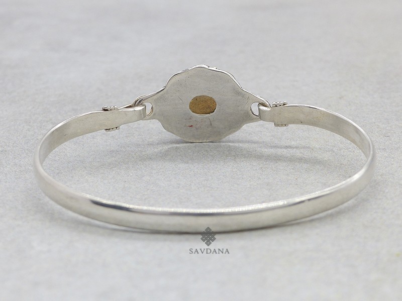 Bracelet Labradorite en Argent massif 70gr femme