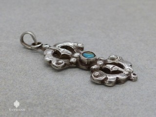 PA605 Pendentif Argent Massif Dorje Vajra