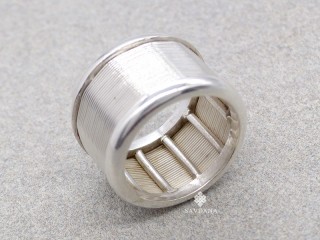 Bague Tibétaine en Argent Massif