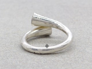 Bague Tibétaine en Argent Massif