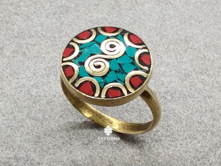 BgD185 Bague Tibétaine