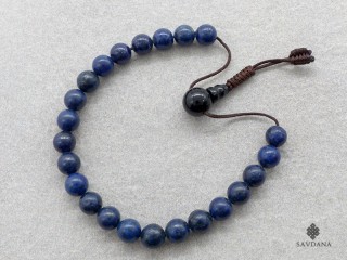 BrMala139 Bracelet Mala de Prières Tibétain Lapis Lazuli