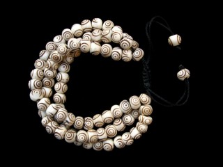 BrMala17 Bracelet Mala de Prières Tibétain Os de Buffle