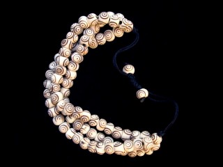 BrMala17 Bracelet Mala de Prières Tibétain Os de Buffle