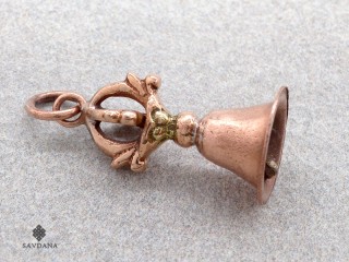 Dorje Vajra Phurba Tibétain En Cuivre - Amulette Bouddhiste Faite Main Au Népal - Décoration & Collection