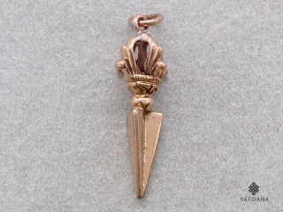 P125 Pendentif Cuivre Dorje...