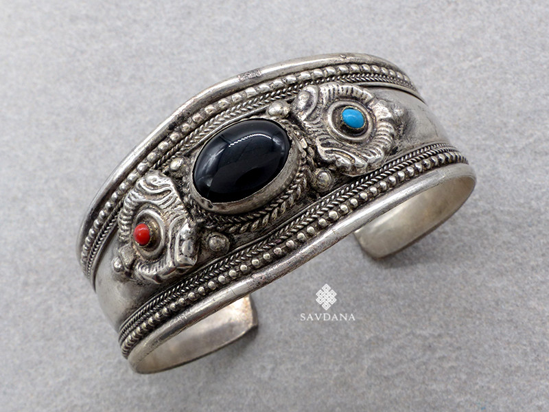 BrD276 Bracelet Tibétain Pierre