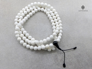 Mala74 Mala de Prières Tibétain Conque