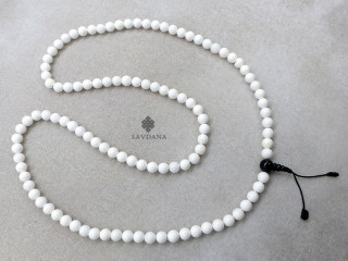 Mala74 Mala de Prières Tibétain Conque