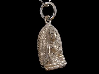PA441 Pendentif Argent Massif Bouddha