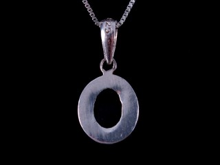 PA474 Pendentif Argent Massif Grenat
