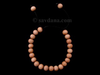 BrMala357 Bracelet Mala de Prières Tibétain Bois. 23 cm