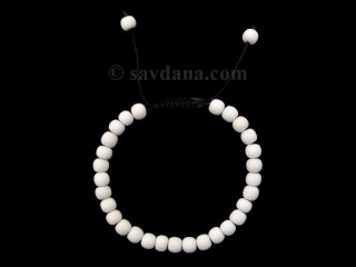 BrMala358 Bracelet Mala de Prières Tibétain Bois. 21 cm