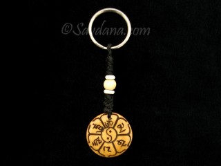 PC63 Porte-Clés Mantra Yin Yang