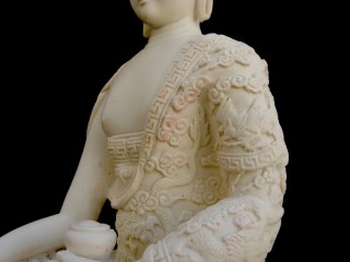 St73 Statue Bouddha Dragon