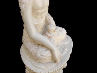 St73 Statue Bouddha Dragon