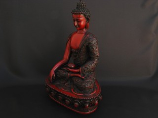 St74 Statue Bouddha Dragon