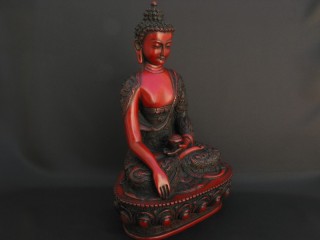 St74 Statue Bouddha Dragon