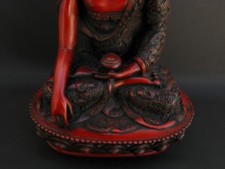 St74 Statue Bouddha Dragon