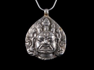 PA326 Pendentif Argent Massif Bhairab
