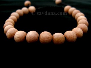BrMala357 Bracelet Mala de Prières Tibétain Bois. 23 cm