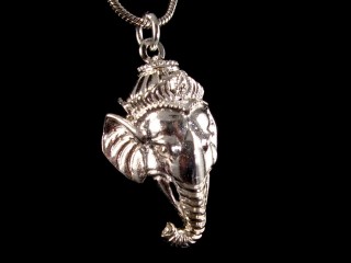 PA325 Pendentif Argent Massif Ganesh