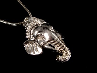 PA325 Pendentif Argent Massif Ganesh