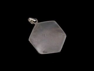 PA344 Pendentif Argent Massif Mantra Om Lapis Lazuli