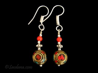 BdOD46 Boucles d’Oreille Tibétaines